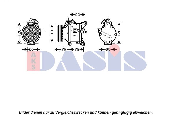 AKS DASIS Kompressor,kliimaseade 851093N